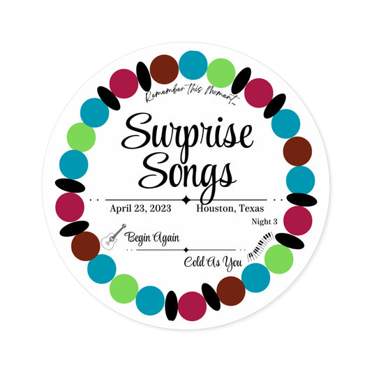 Surprise Song Stickers : Houston, Texas N3