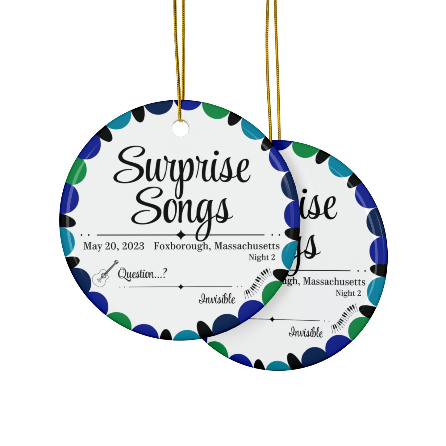 Surprise Song Ornaments : Foxborough, Massachusetts N2