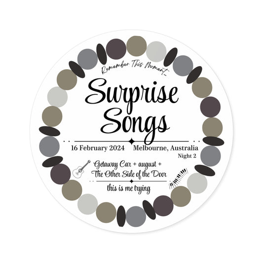 Surprise Song Stickers Int'l : Melbourne, Australia N2