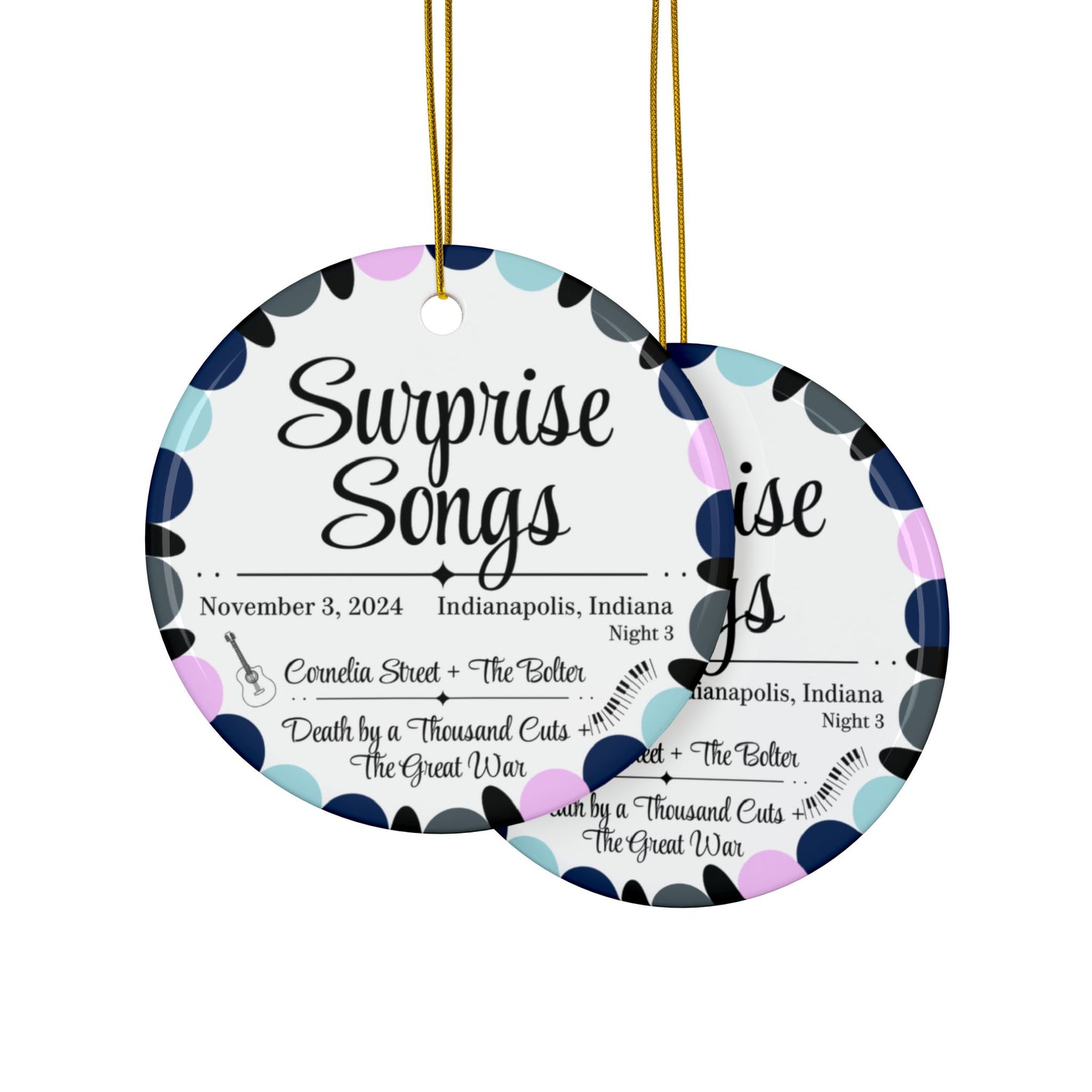 Surprise Song Ornaments : Indianapolis, Indiana N3