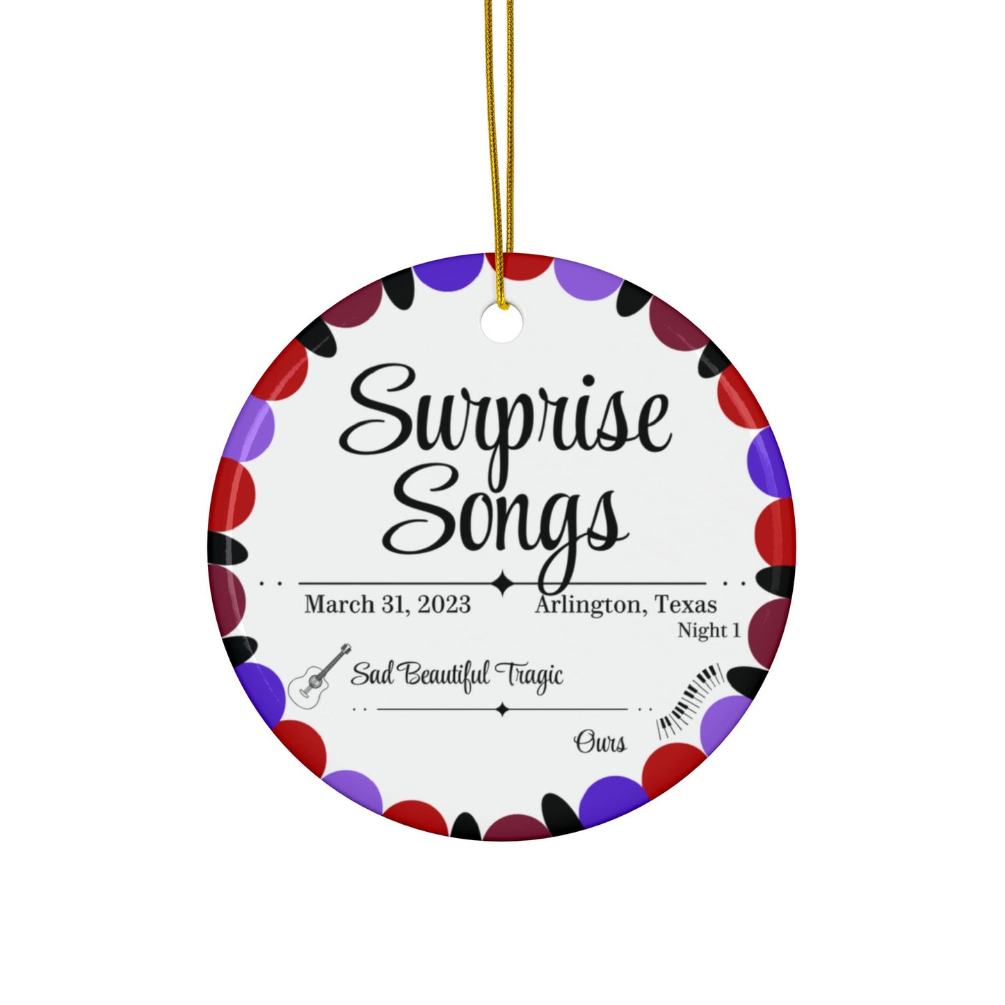 Surprise Song Ornaments : Arlington, Texas N1