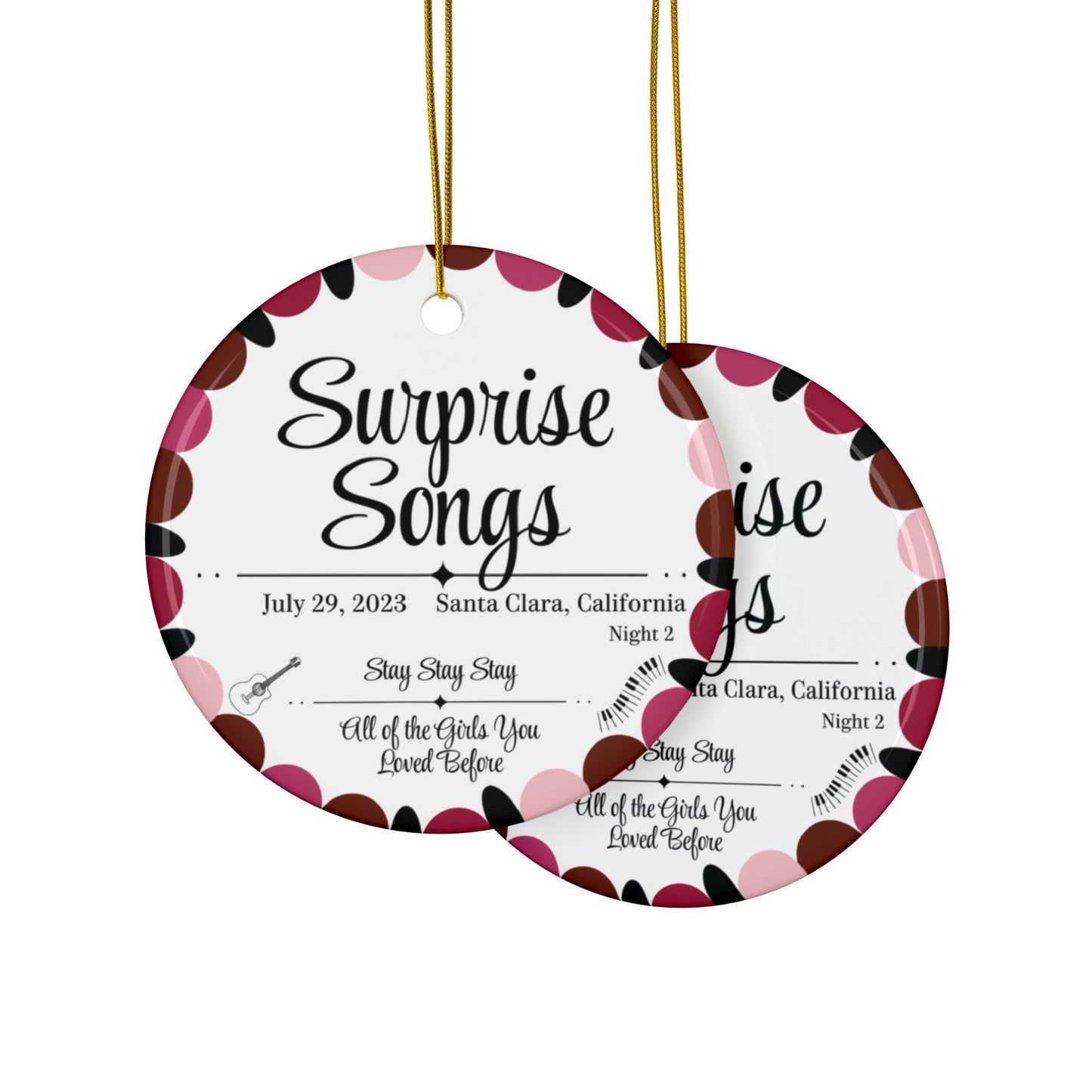 Surprise Song Ornaments : Santa Clara, California N2