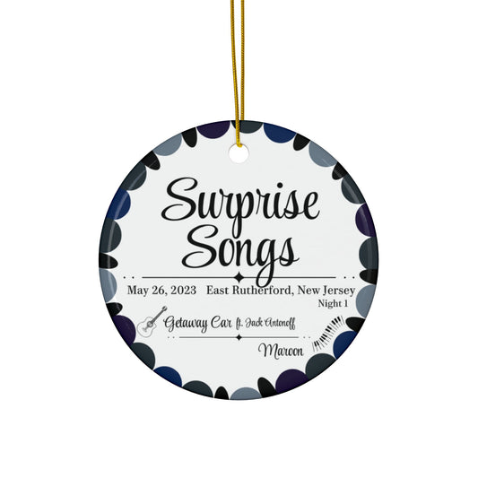 Surprise Song Ornaments : East Rutherford, New Jersey N1