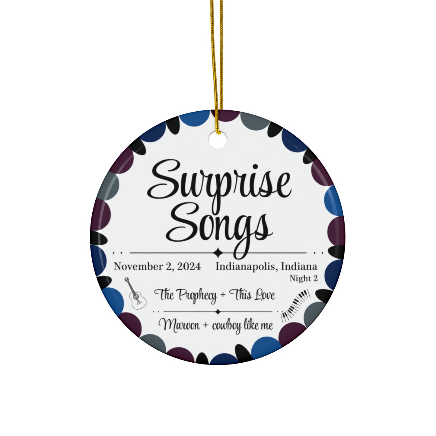 Surprise Song Ornaments : Indianapolis, Indiana N2