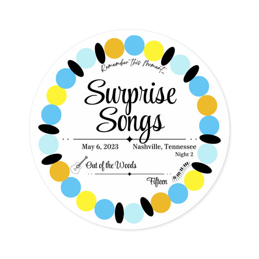 Surprise Song Stickers : Nashville, Tennessee N2