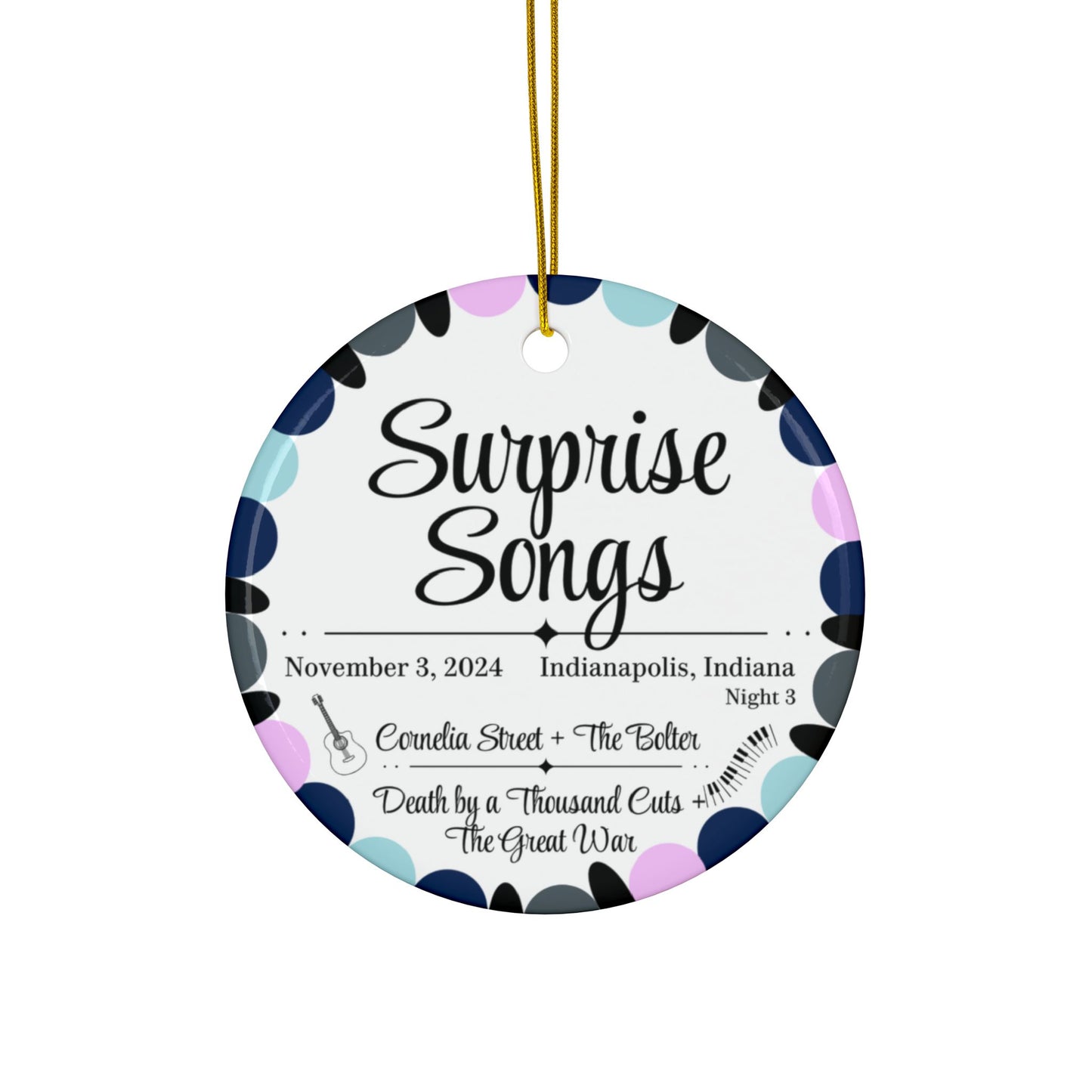 Surprise Song Ornaments : Indianapolis, Indiana N3