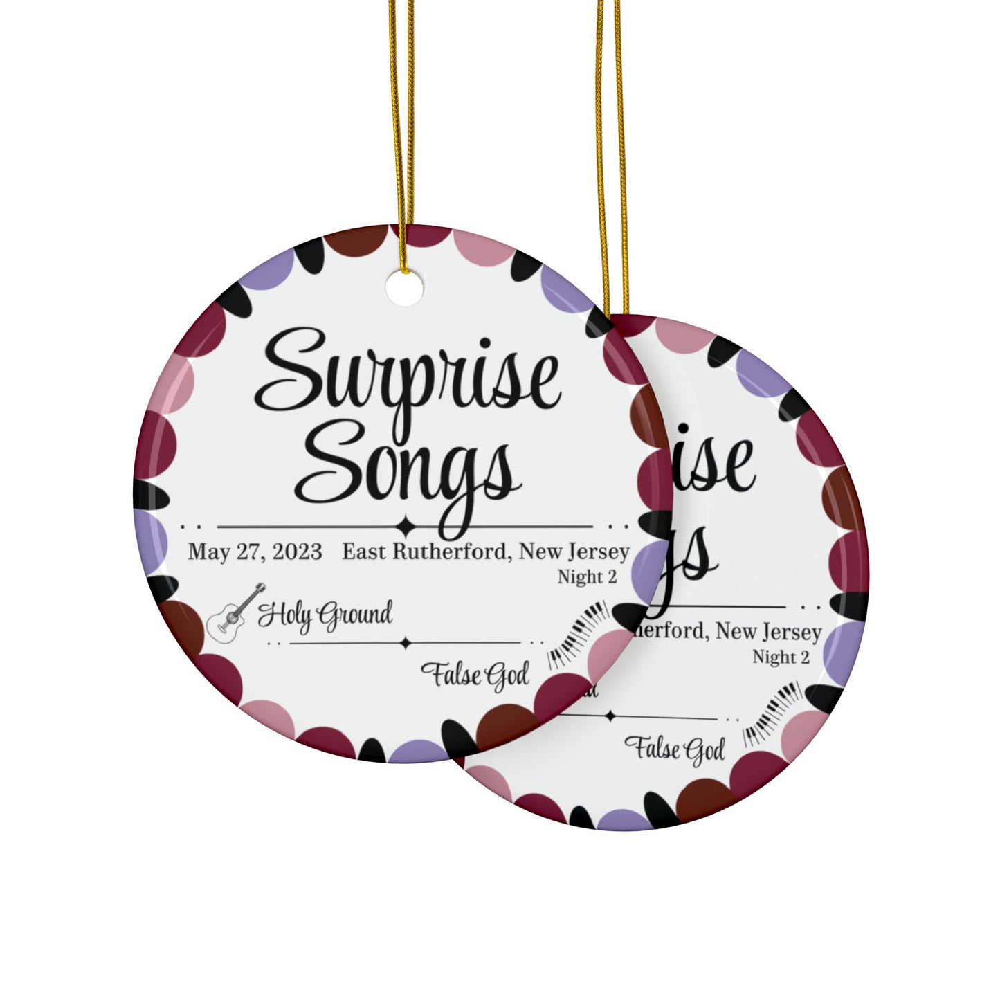 Surprise Song Ornaments : East Rutherford, New Jersey N2