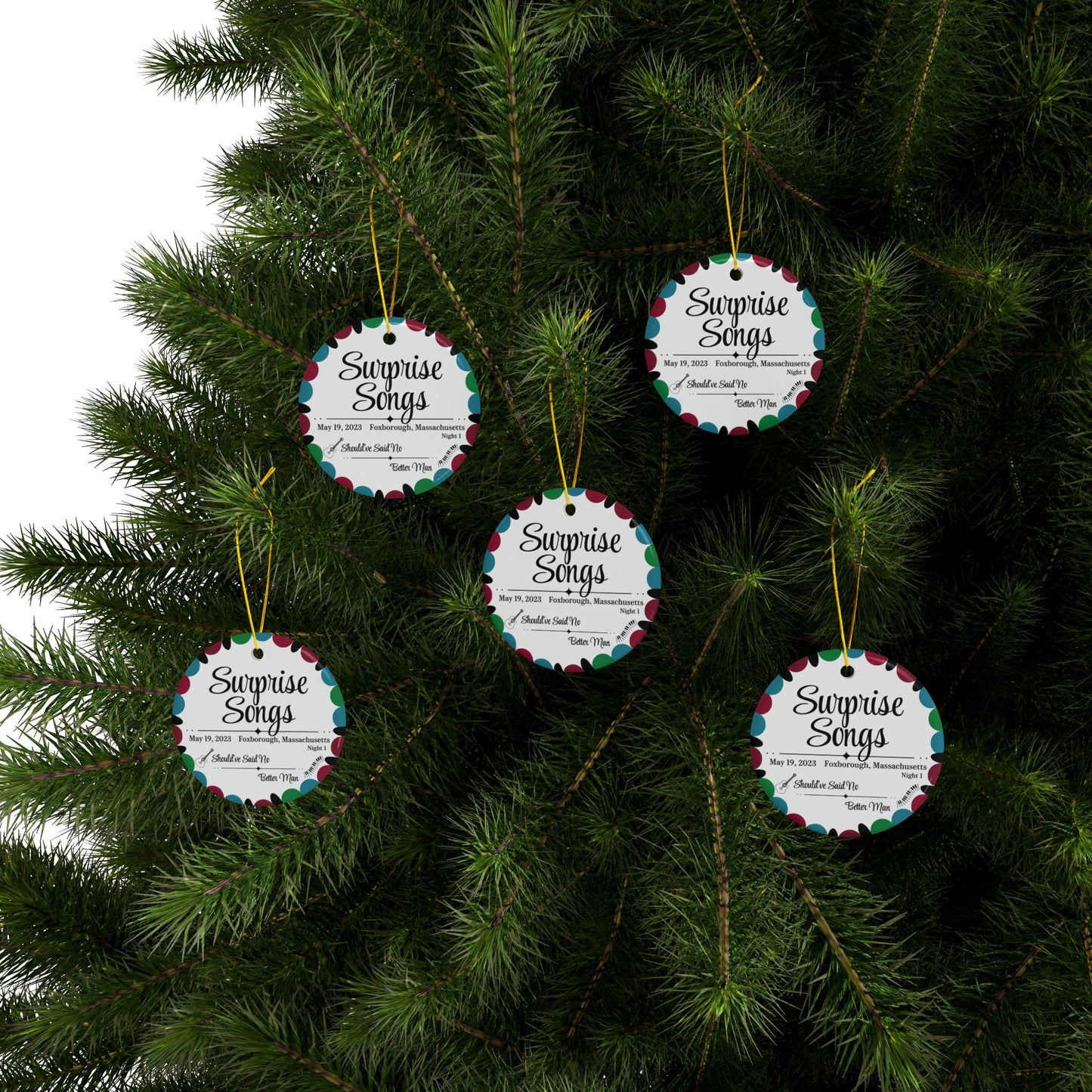 Surprise Song Ornaments : Foxborough, Massachusetts N1