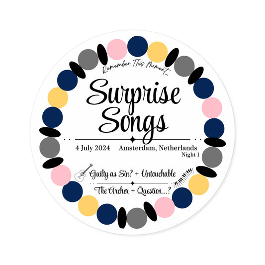 Surprise Song Stickers Int'l : Amsterdam, Netherlands N1