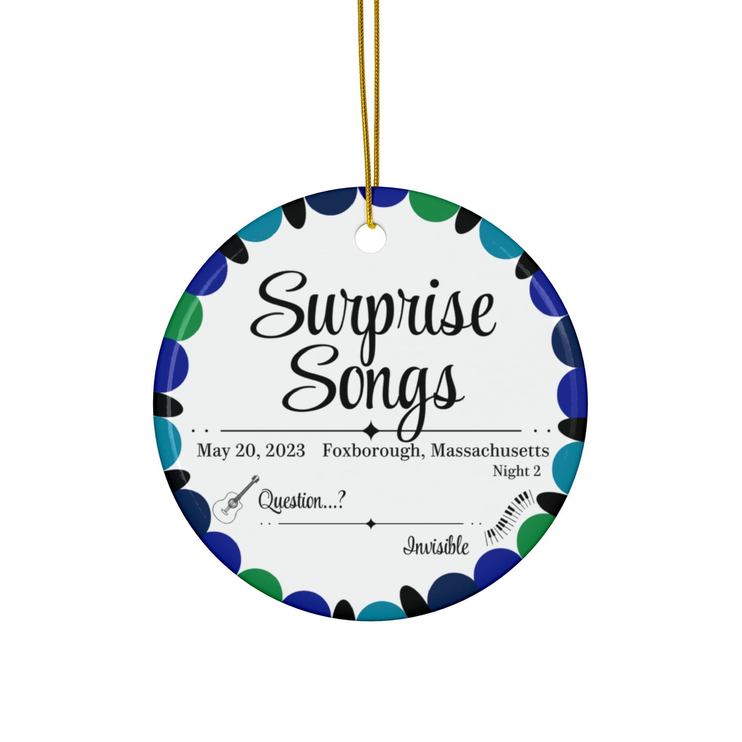 Surprise Song Ornaments : Foxborough, Massachusetts N2