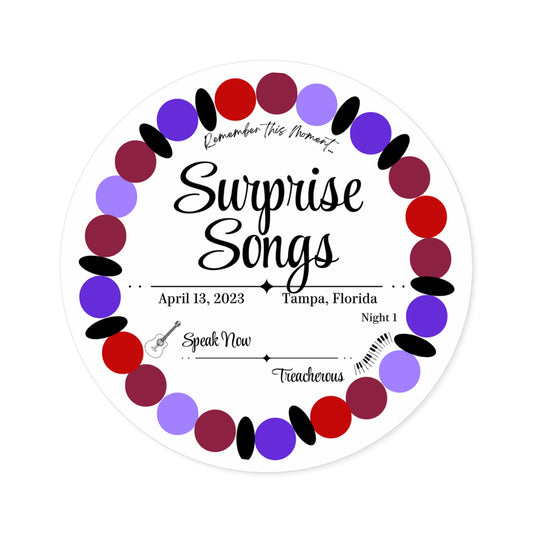 Surprise Song Stickers : Tampa, Florida N1