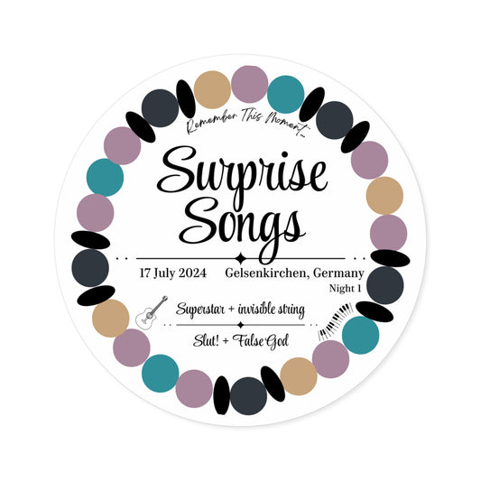 Surprise Song Stickers Int'l : Gelsenkirchen, Germany N1