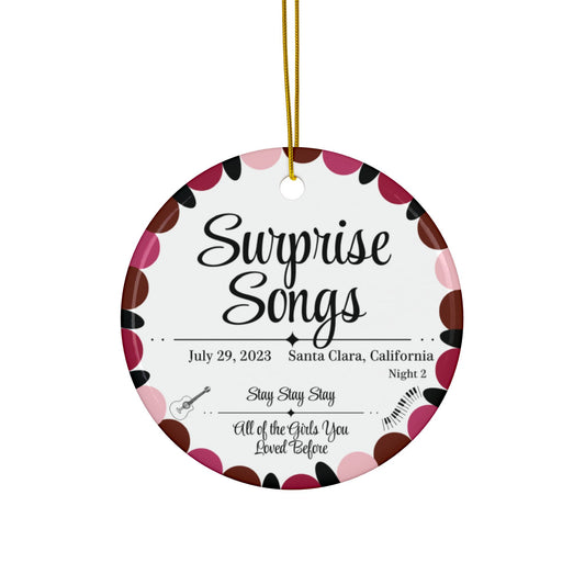 Surprise Song Ornaments : Santa Clara, California N2