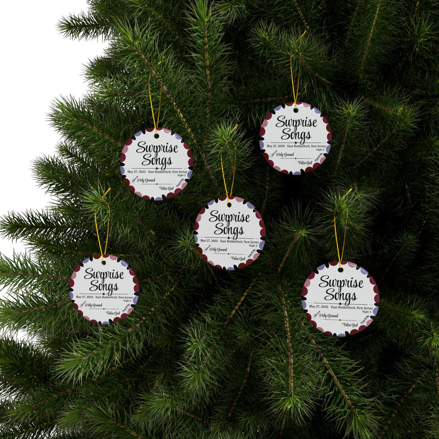 Surprise Song Ornaments : East Rutherford, New Jersey N2