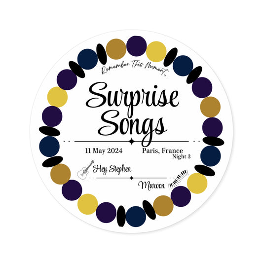 Surprise Song Stickers Int'l : Paris, France N3