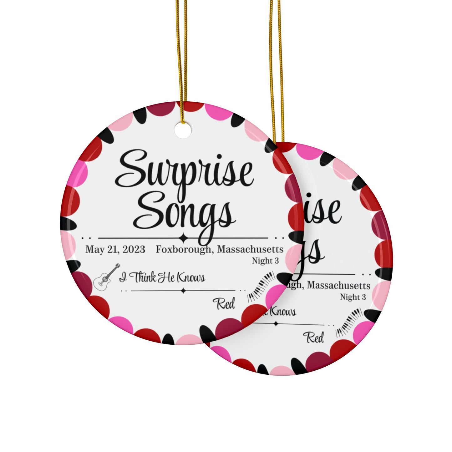 Surprise Song Ornaments : Foxborough, Massachusetts N3