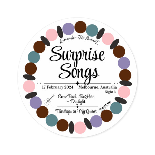 Surprise Song Stickers Int'l : Melbourne, Australia N3