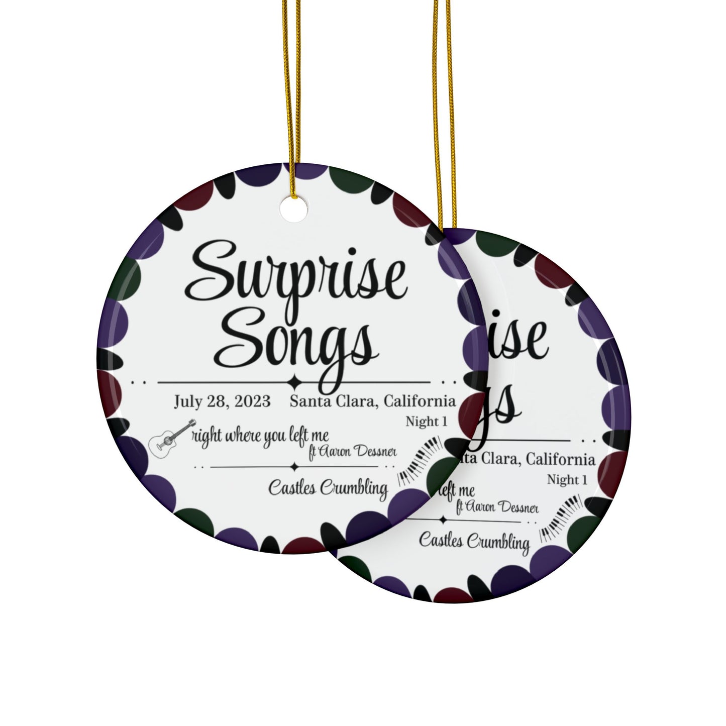 Surprise Song Ornaments : Santa Clara, California N1