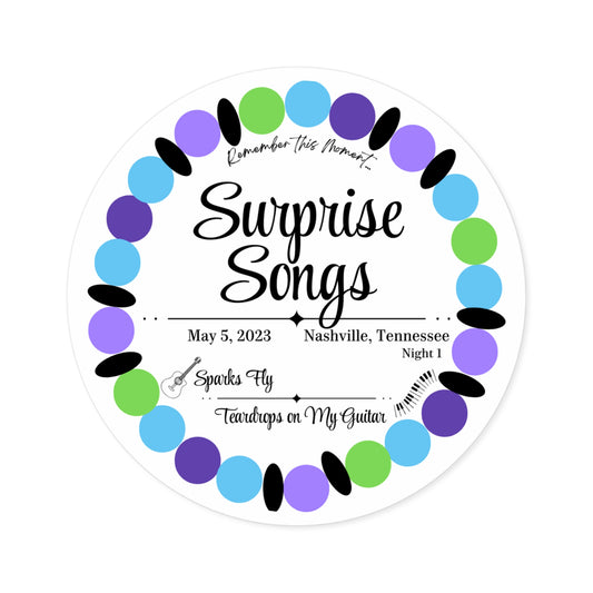 Surprise Song Stickers : Nashville, Tennessee N1