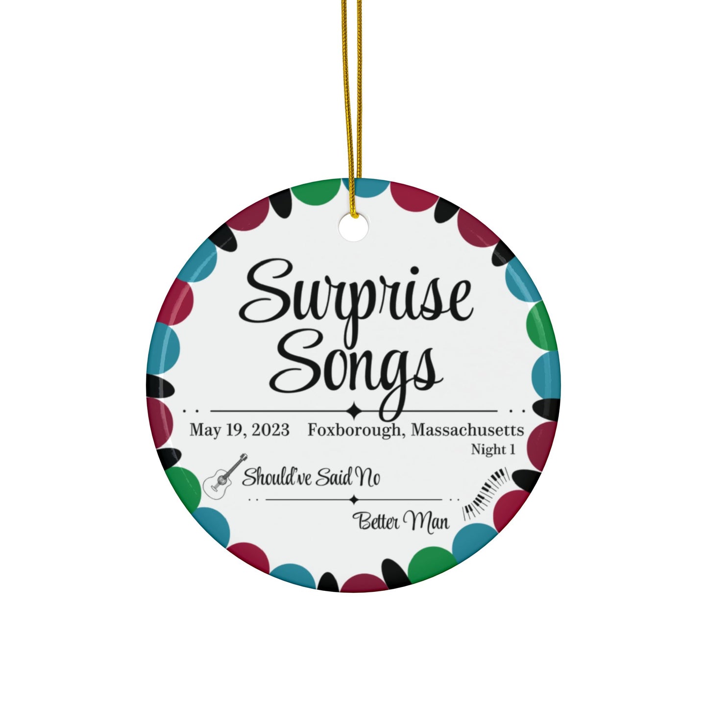 Surprise Song Ornaments : Foxborough, Massachusetts N1