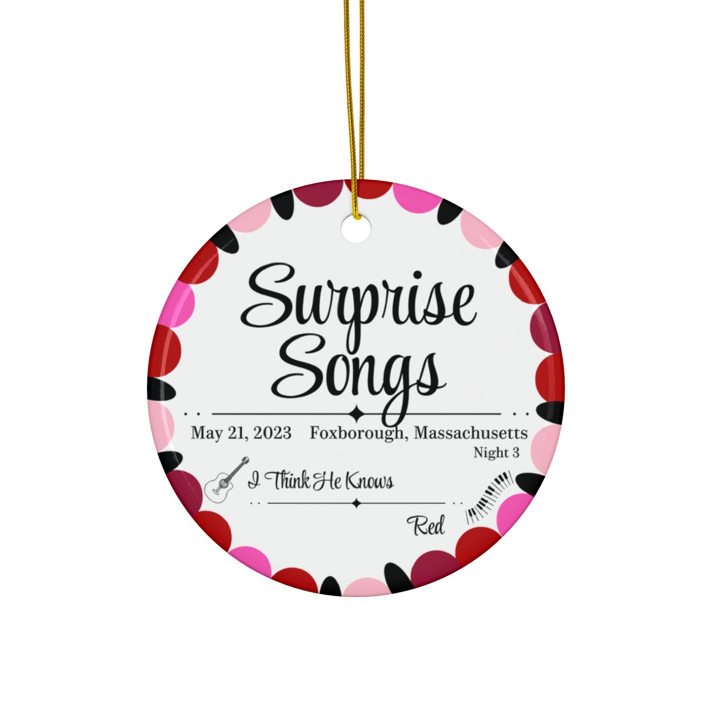 Surprise Song Ornaments : Foxborough, Massachusetts N3