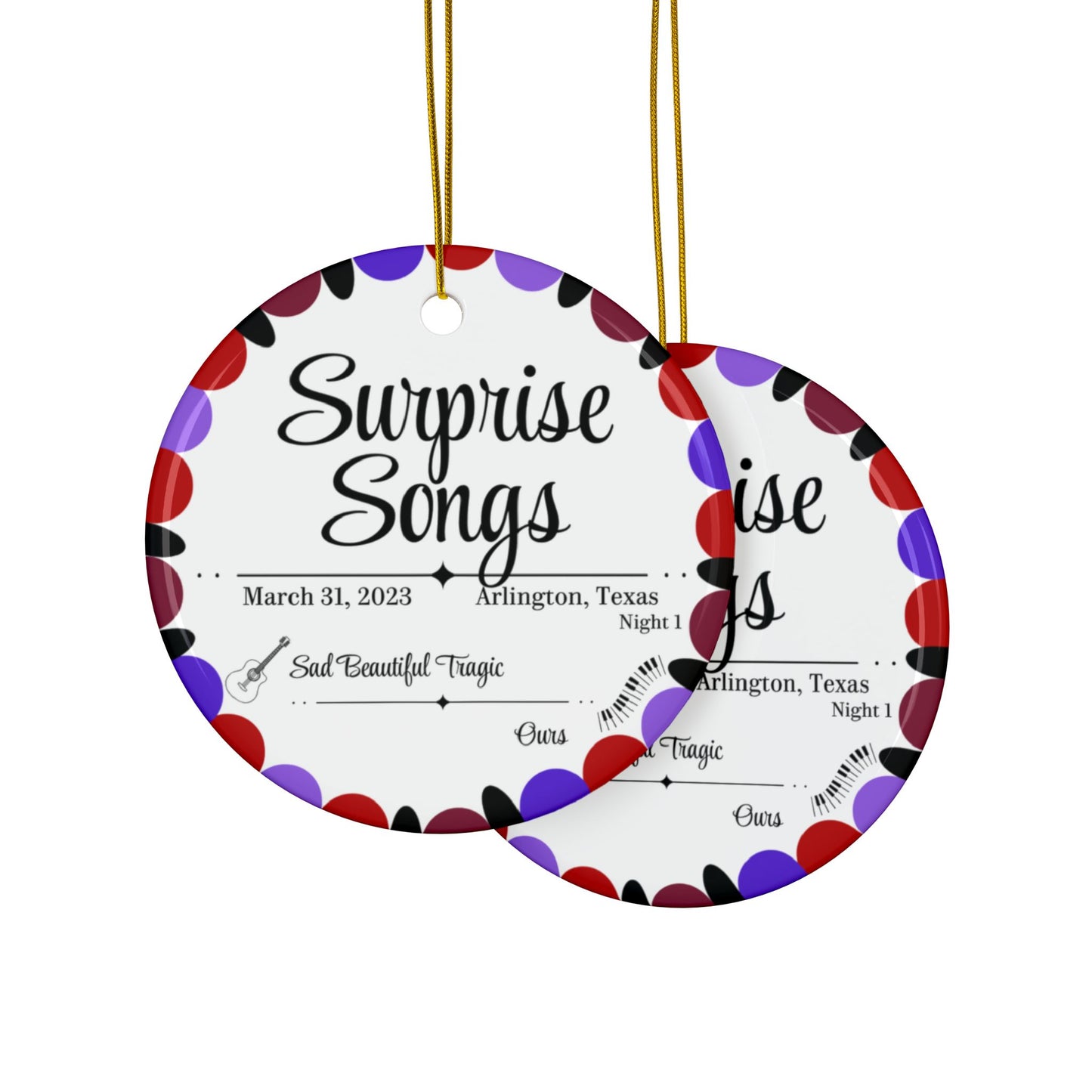 Surprise Song Ornaments : Arlington, Texas N1