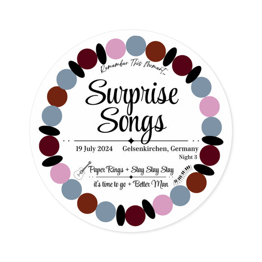 Surprise Song Stickers Int'l : Gelsenkirchen, Germany N3