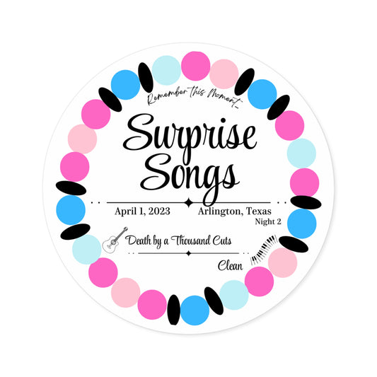 Surprise Song Stickers : Arlington, Texas N2