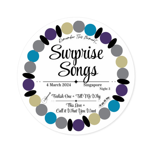 Surprise Song Stickers Int'l : Singapore N3