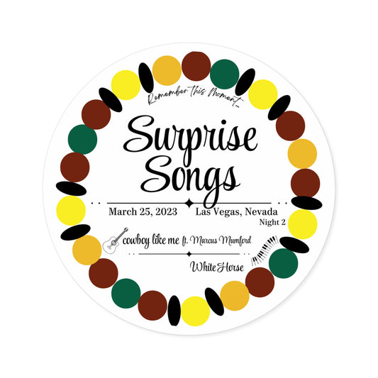 Surprise Song Stickers : Las Vegas, Nevada N2