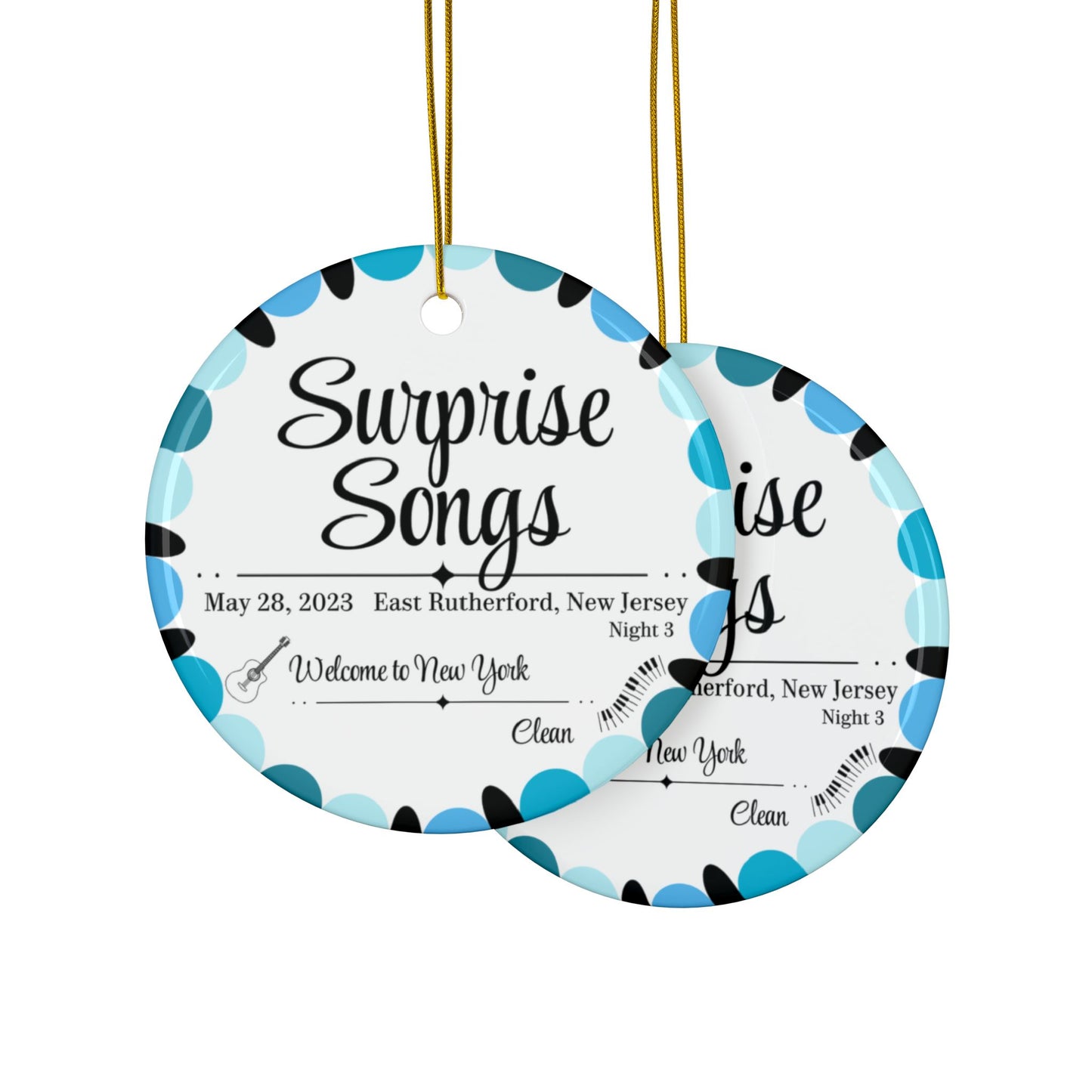 Surprise Song Ornaments : East Rutherford, New Jersey N3