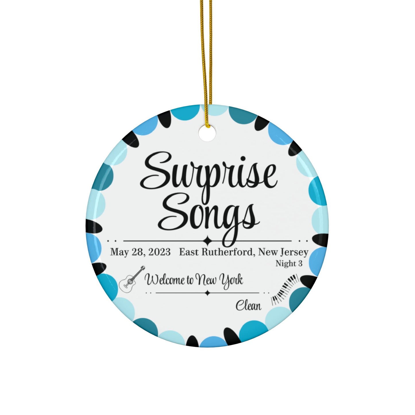 Surprise Song Ornaments : East Rutherford, New Jersey N3