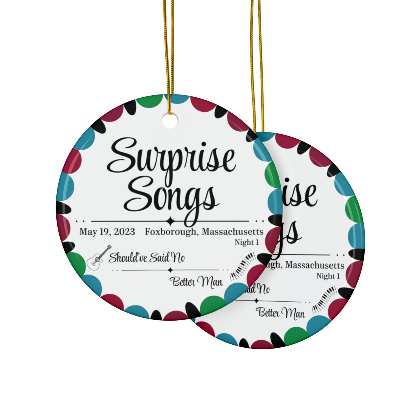 Surprise Song Ornaments : Foxborough, Massachusetts N1