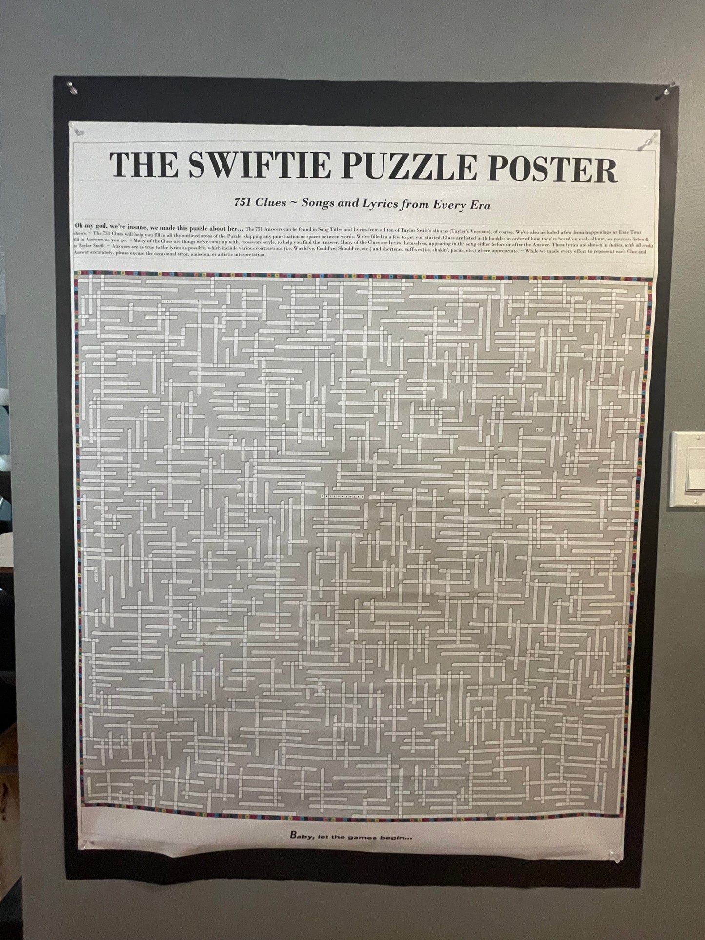 *Original* Swiftie Puzzle Poster