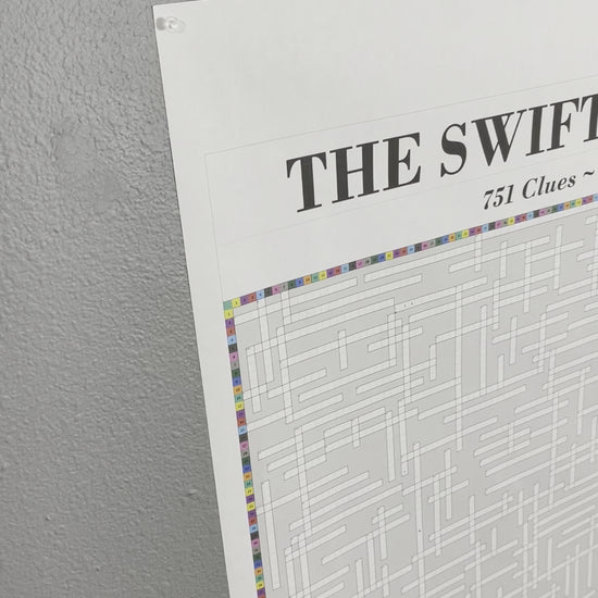 Digital Download : The Original Swiftie Puzzle Poster